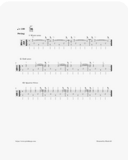 exercises to play fingerstyle a7 chord