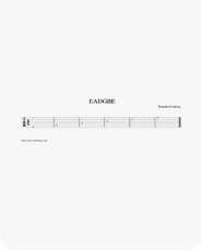standard tuning sheet music